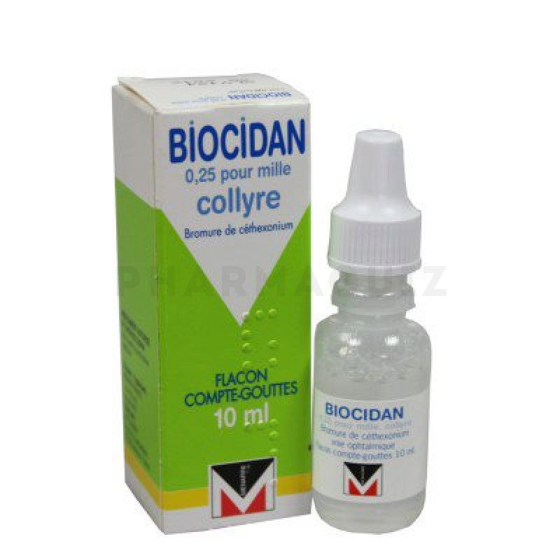 Biocidan collyre