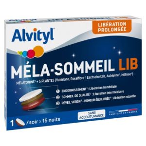 Alvityl Méla-Sommeil LIB 15 comprimés