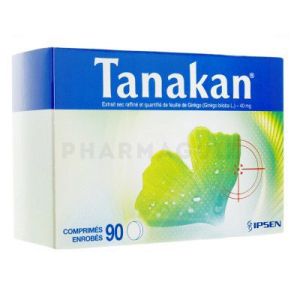 Tanakan 90 comprimés