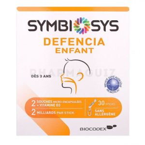 BIOCODEX Symbiosys Defencia enfant 30 sticks