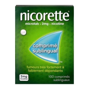 Nicorette Microtab 2 mg 100 comprimés