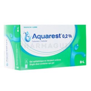Aquarest 0,2% gel ophtalmique 60 unidoses