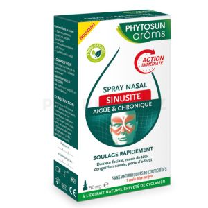 PHYTOSUN AROMS Spray nasal sinusite aigue et chronique 50mg