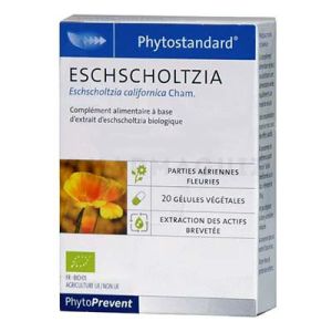 Pileje Phytostandard eschscholtzia 20 gélules