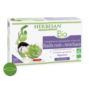 Herbesan Radis Noir-artichaut 20ampoules