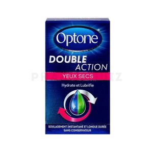 Optone Double action gouttes yeux secs 10ml
