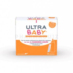 BIOCODEX Ultra Baby poudre antidiarrhéique 14 sticks