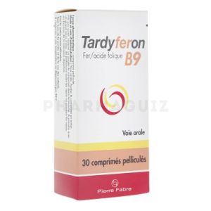 Tardyferon B9 30 comprimés