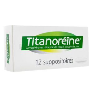 Titanoréïne 12 suppositoires