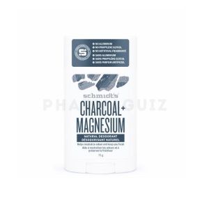 Schmidt's Déodorant Stick Charbon Magnésium 75g