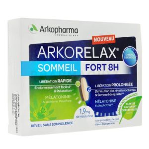 Arkorelax sommeil fort 8 heures 15 comprimés