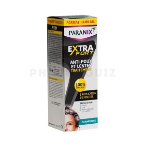 Paranix Shampooing Extra Fort Anti-Poux et Lentes Familial 300ml