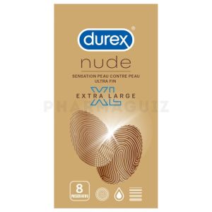 DUREX Nude 8 préservatifs ultra-larges