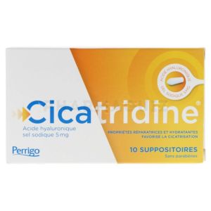 Cicatridine Acide Hyaluronique 10 Suppositoires
