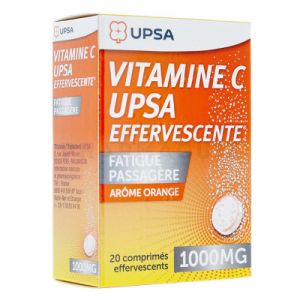 UPSA vitamine C 1000 mg 20 comprimés effervescents