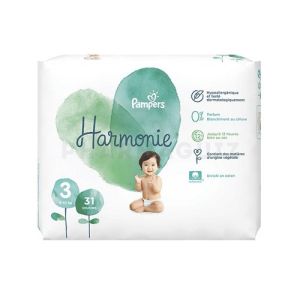 Pampers Harmonie T3 6-10kg 31 couches