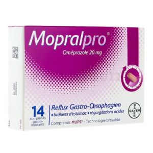 Mopralpro 20 mg 14 comprimés