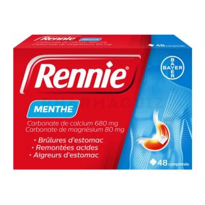 Rennie Menthe 48 comprimés
