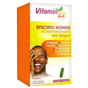Vitamin'22 specific homme 60 gélules