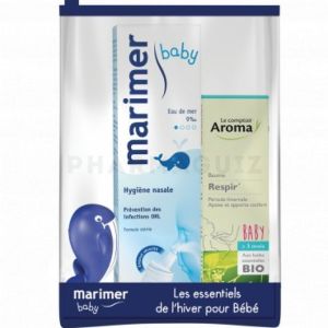 Marimer Trousse duo baby hygiène nasale + Respir bébé Le Comptoir Aroma