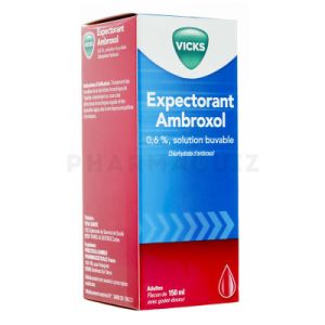 Vicks Expectorant Ambroxol solution buvable 150 ml
