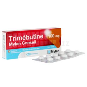 Mylan Trimébutine 100 mg 20 comprimés.