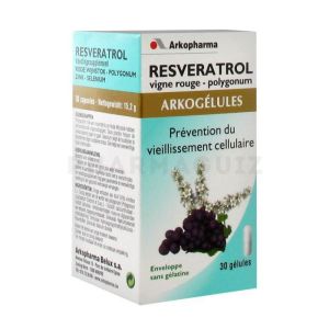 Arkogélules Resveratrol 30 gélules