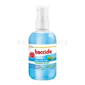 Baccide Solution hydroalcoolique Mains et surfaces Thé vert spray 100ml