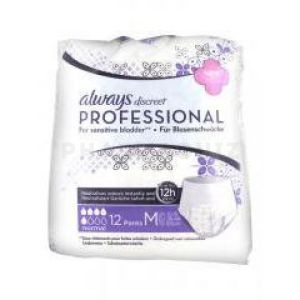Always Discreet Professional Normal Taille M 12 Protections Incontinence