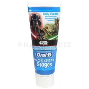 Oral-B Stages Star Wars dentifrice fruits rouges bubble 75 ml