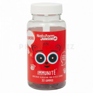 Nat&form Junior Immunité Boite de 30 gommes ourson