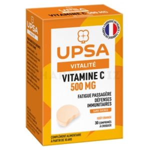 UPSA Vitamine C 500 mg 30 Comprimés à Croquer