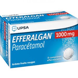 EFFERALGAN® 1000 mg COMPRIMÉ EFFERVESCENT aux fruits rouges