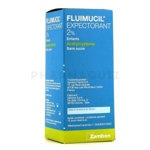 Fluimucil 2% solution buvable enfants - Flacon de 100 ml