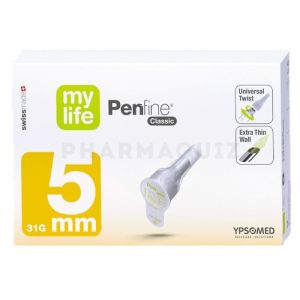 Ypsomed MyLife PenFine Classic Aiguille 5mm 100 unités