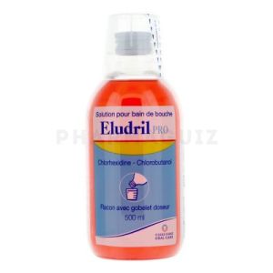 Eludril Pro bain de bouche 500 ml