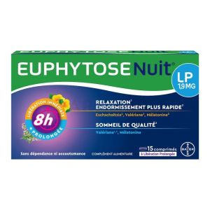Euphytose nuit LP 1.9mg - boîte de 15 comprimés