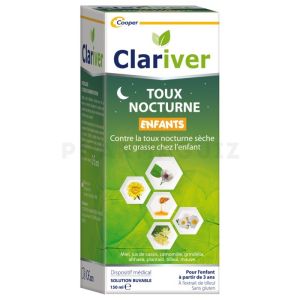 Clariver Toux Nocturne Enfants Solution Buvable 150 ml