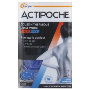 Actipoche Dos & Ventre Microbilles 1 Coussin Thermique