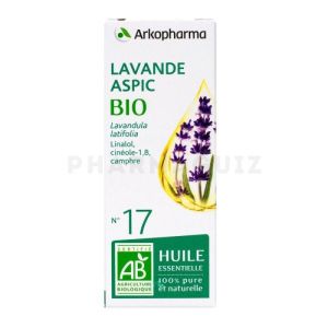 Arkopharma Huile essentielle Lavande aspic bio n°17 10 ml