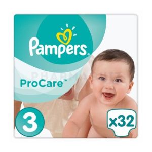 Pampers ProCare Premium Protection Couches T3 5-9kg x32