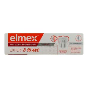 Elmex Dentifrice Anti-Caries Professional + Ortho 8-18 ans