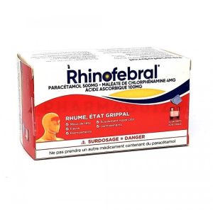 Rhinofebral rhume, état grippal boîte de 10 sachets-dose