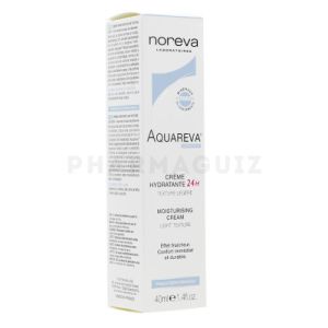 Noreva Aquareva crème hydratante 24h légère 40 ml
