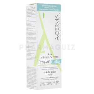 A-Derma Phys-Ac gel-crème anti-imperfections 40 ml