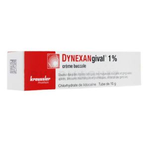 Dynexangival 1% crème buccale 10 g