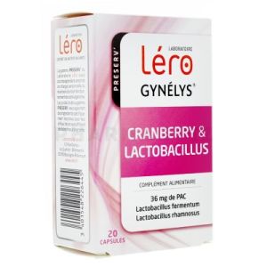 Lero Gynelys Cranberry-lactobacillus (20capsules)