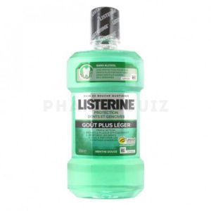 Listerine Bain de Bouche Protection Dents et Gencives Menthe Douce 500 ml