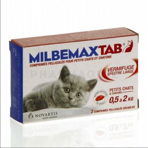 Milbemaxtab chatons (2cprs)