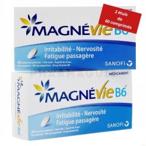 Magnévie B6 100 mg 2 x 60 comprimés